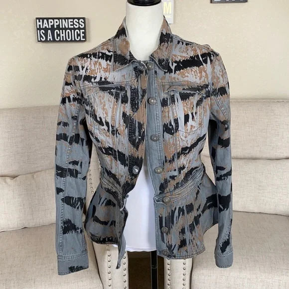 Pierre Balmain Stunning Denim Jacket Size EU30 (XS/S) - Picture 4 of 16